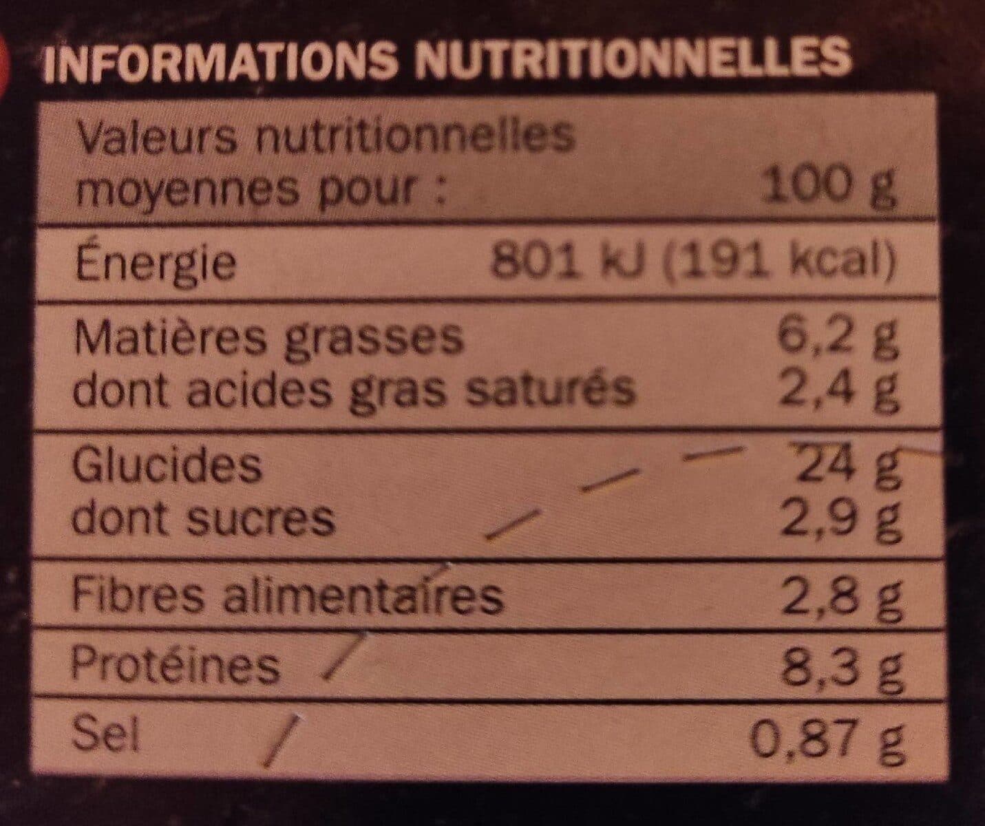 Marque Repère Pizza campagnarde packshot