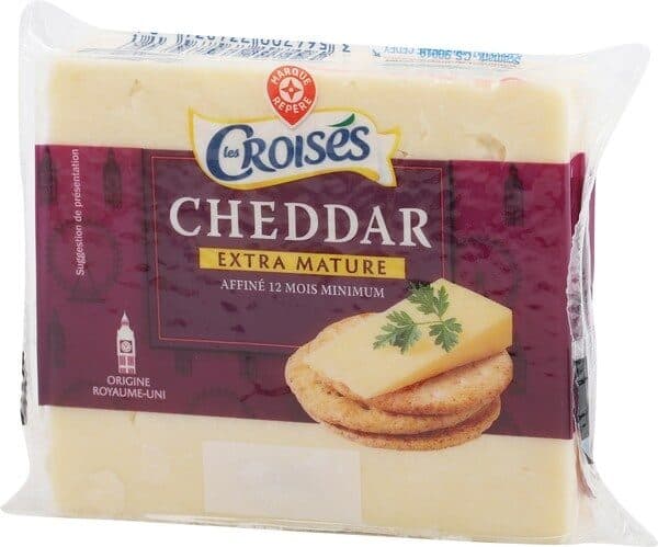 Marque Repère Cheddar extra mature 34,9% Mat. Gr. packshot