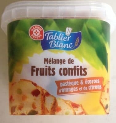 Marque Repère Fruits confits Tablier Blanc Mélange packshot