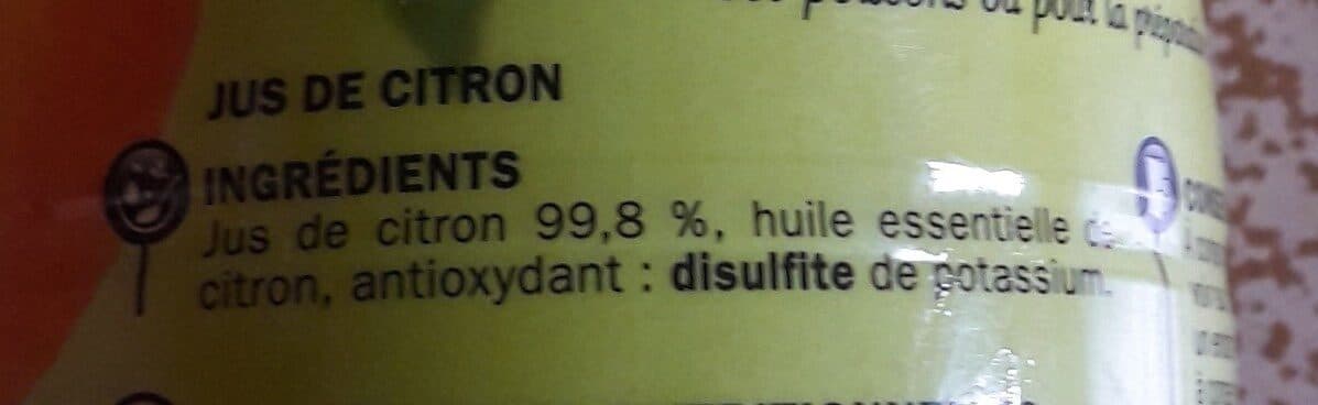 Marque Repère Jus de Citron de Sicile packshot