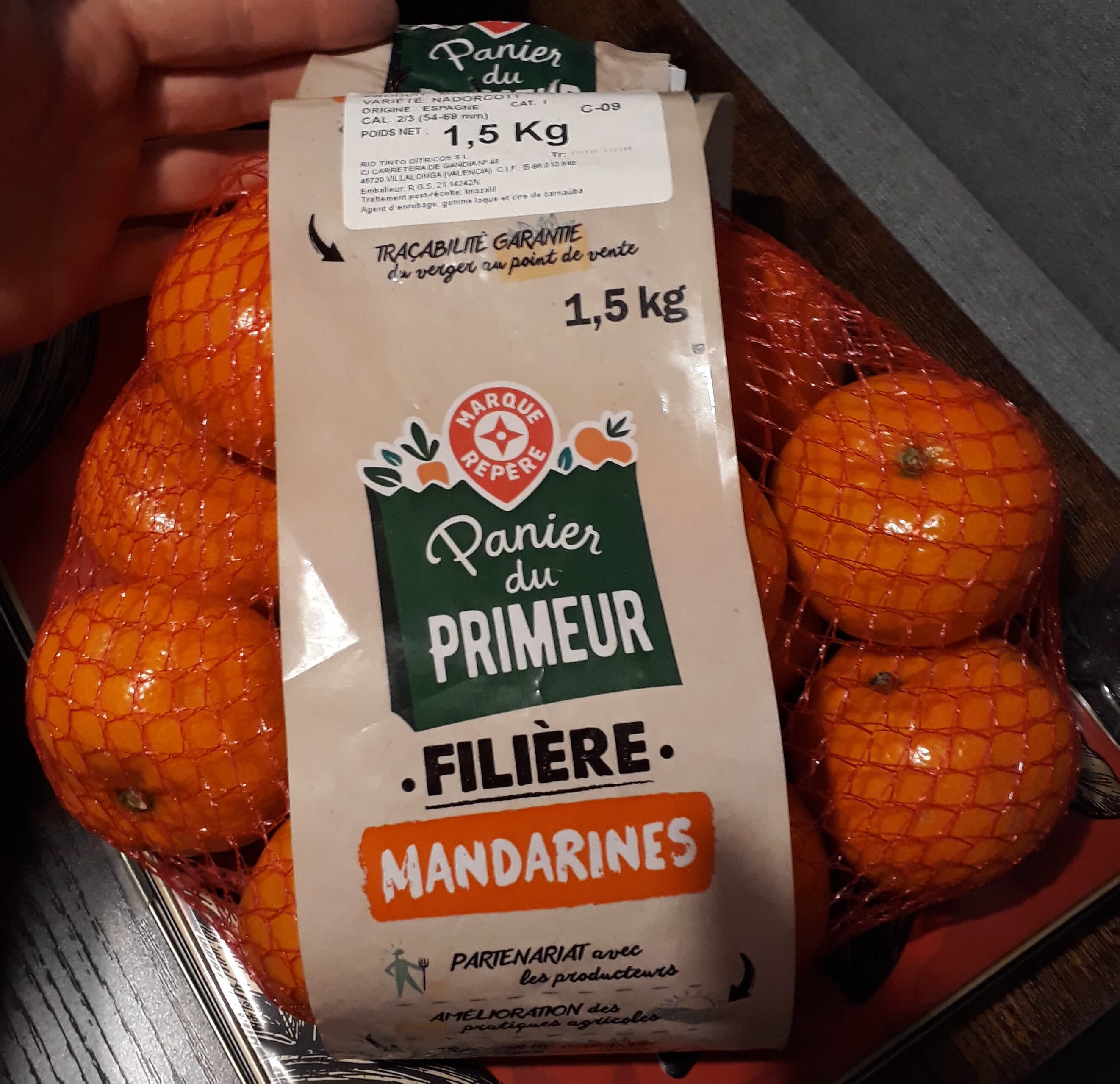 Marque Repère Mandarines packshot