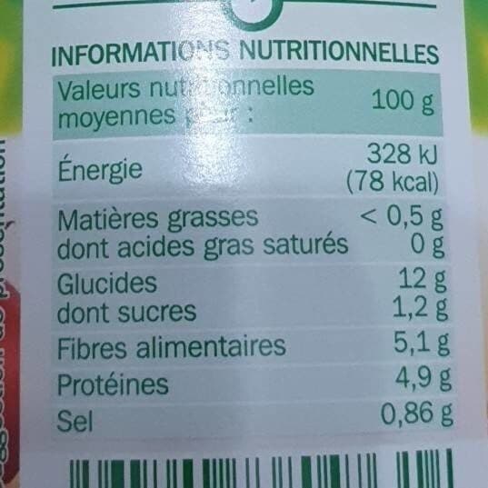 Notre Jardin haricots blanc packshot