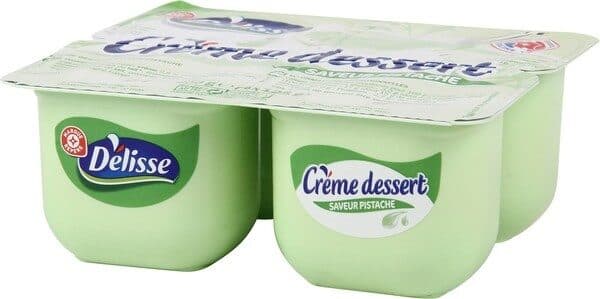 Délisse Crème dessert saveur pistache packshot