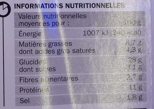 Marque Repère Pizza méga cheese boeuf épicé packshot