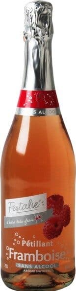 Marque Repère Pétillant arômatisé framboise sans alcool packshot