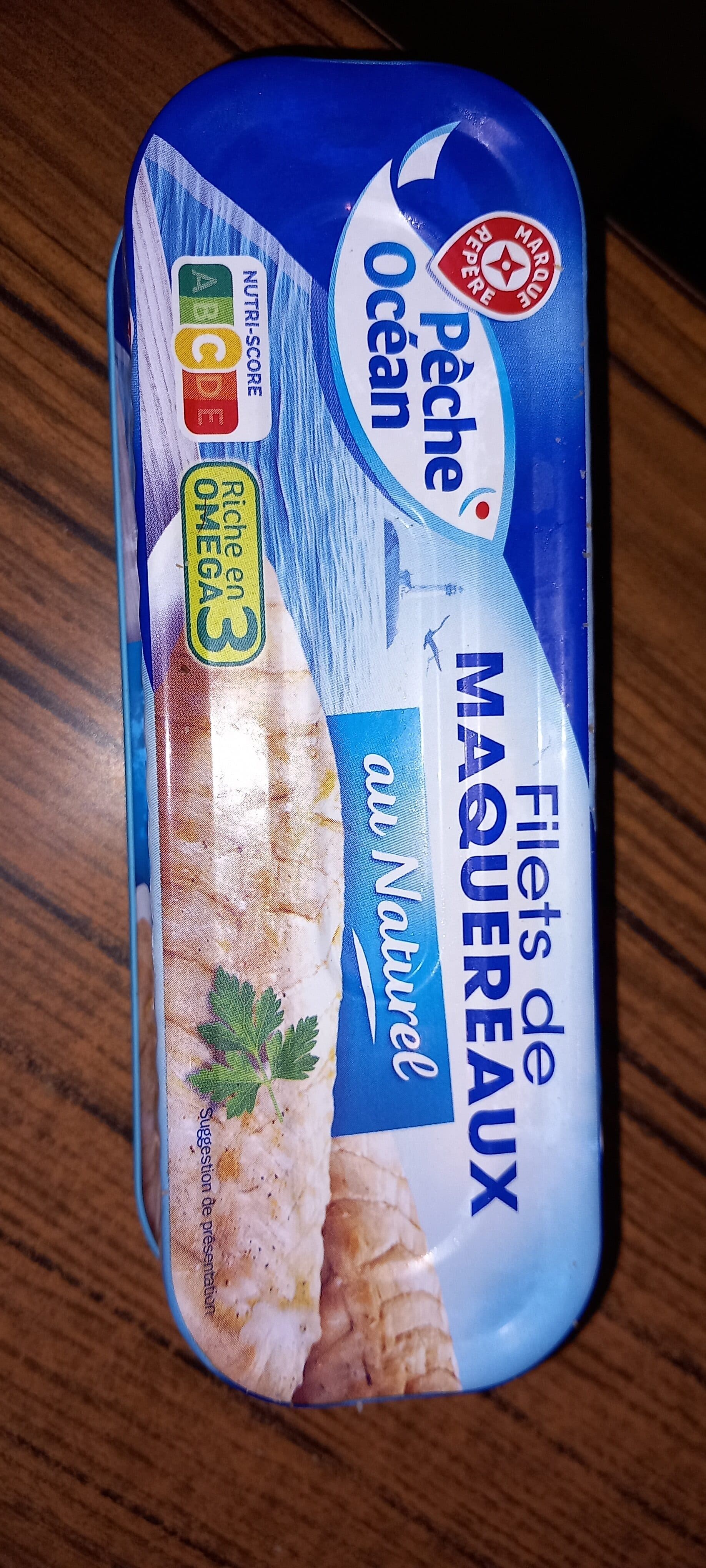 Marque Repère Filets maquereau naturel packshot