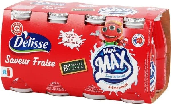 Délisse Mini max saveur fraise packshot