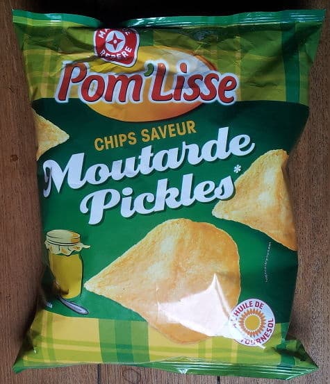 Marque Repère Chips saveur Moutarde Pickles packshot