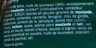 Marque Repère Chips saveur Moutarde Pickles packshot