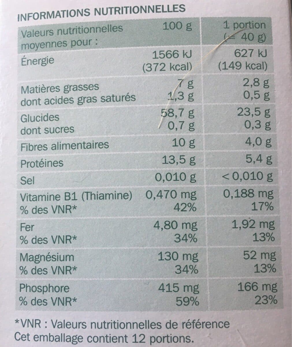 Marque Repère Flocons d'avoine packshot