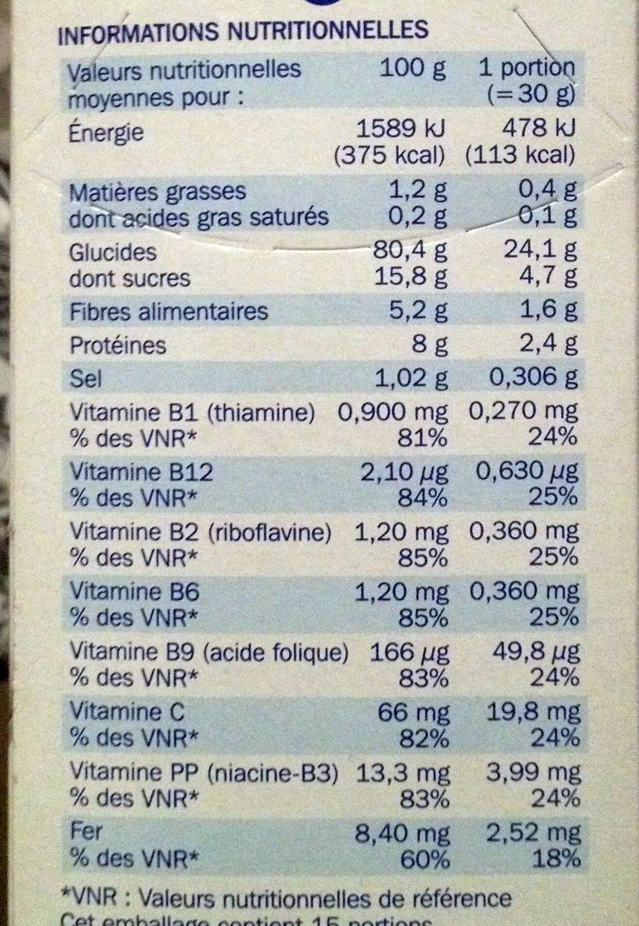 Marque Repère Form Flakes aux 3 céréales Nature packshot