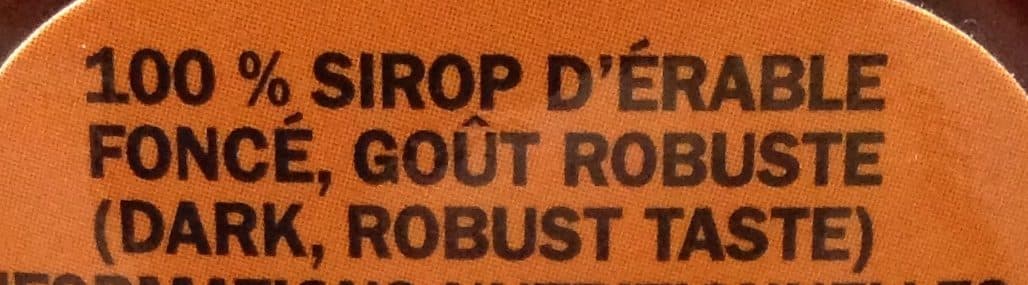 Marque Repère Sirop d'érable packshot