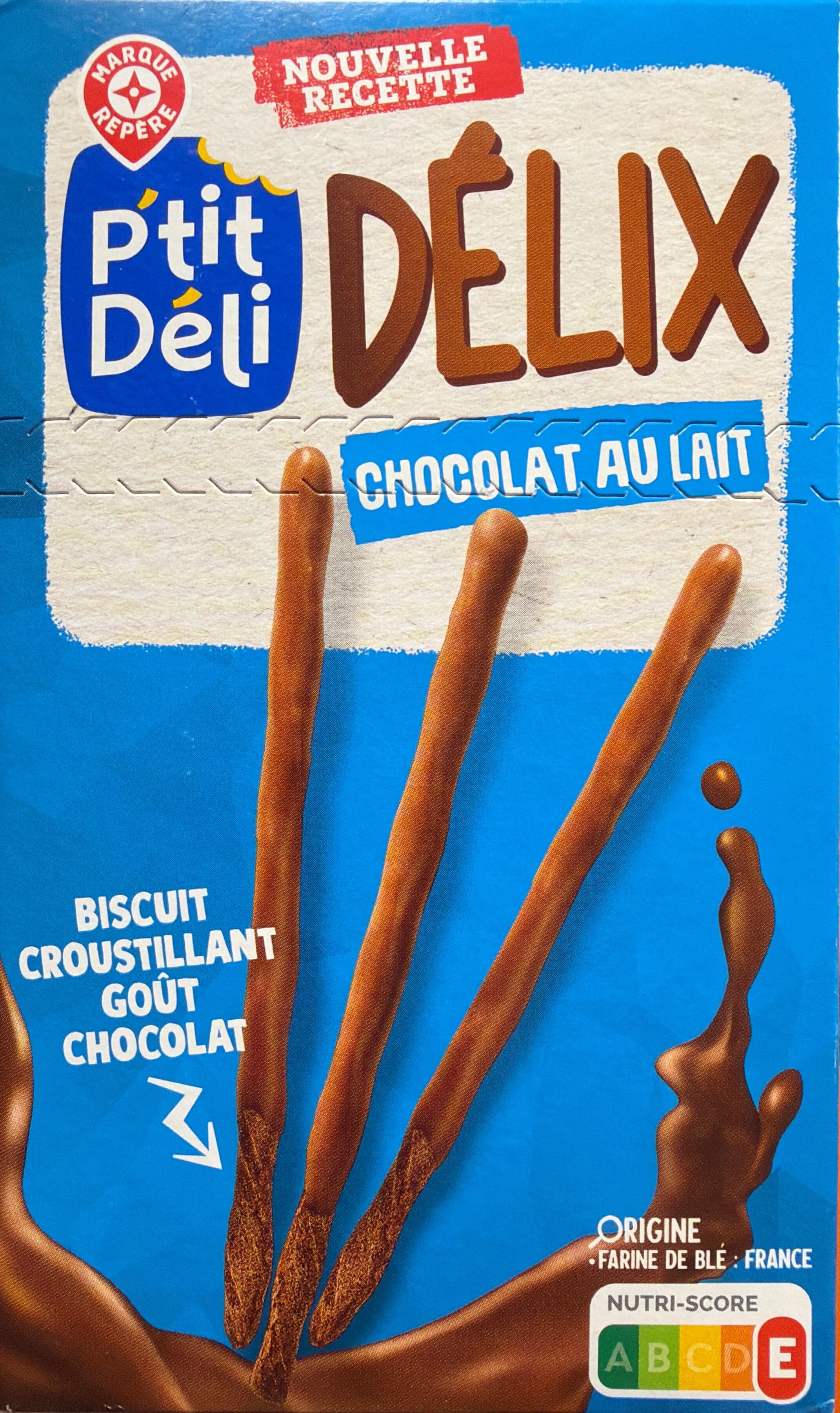 P'tit Déli Délix chocolat au lait packshot