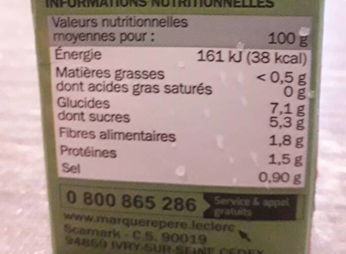 Marque Repère Pulpe de tomates concassées basilic packshot