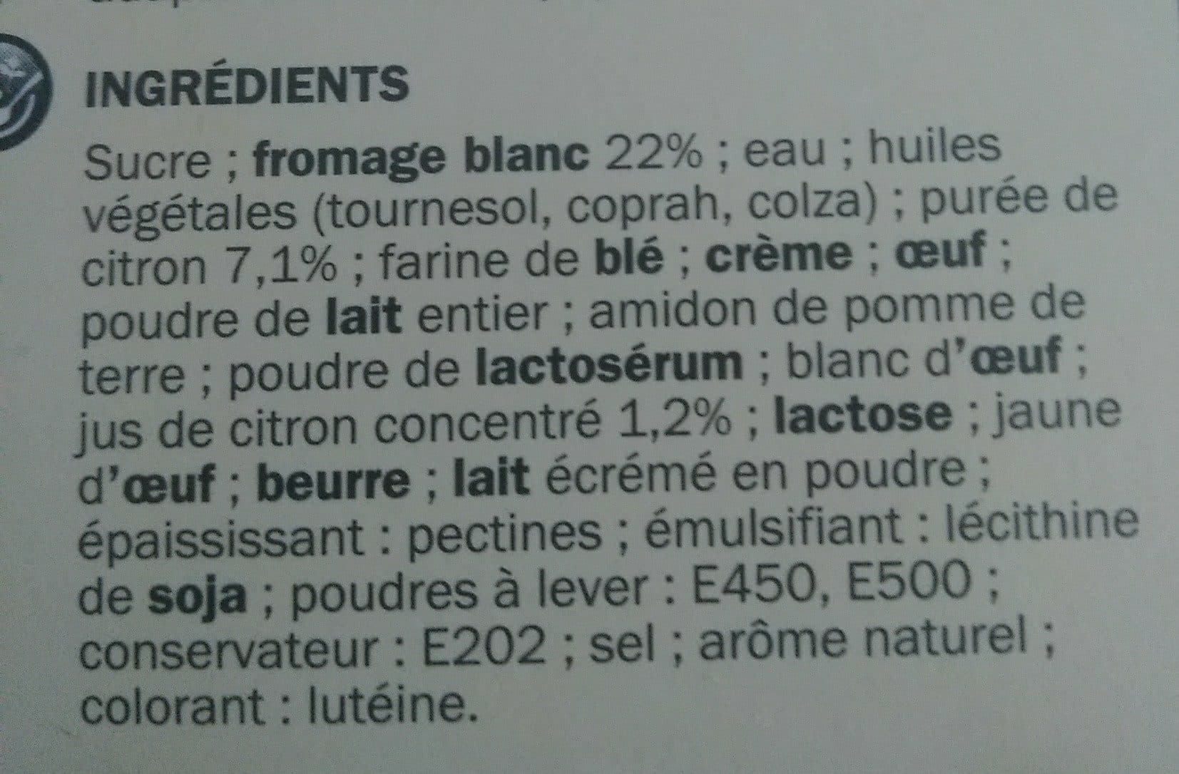 Délisse Cheesecake citron au citron de Sicile packshot