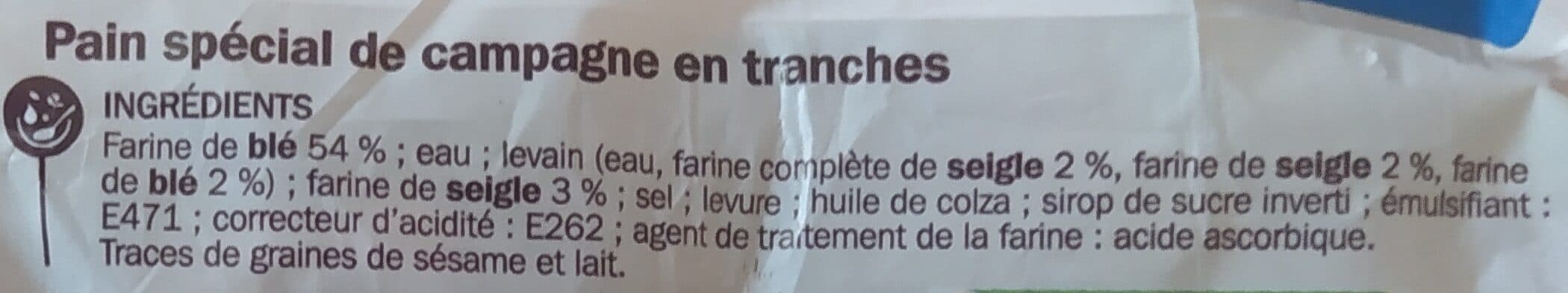 Marque Repère Pain spécial de Campagne packshot