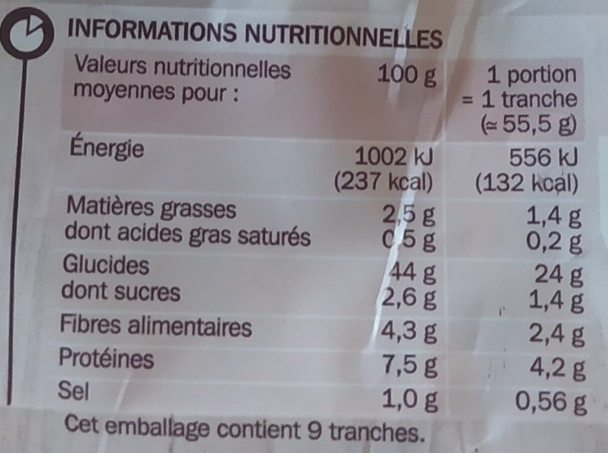 Marque Repère Pain spécial de Campagne packshot