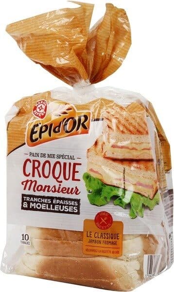 Marque Repère Pain de mie spécial croque monsieur packshot
