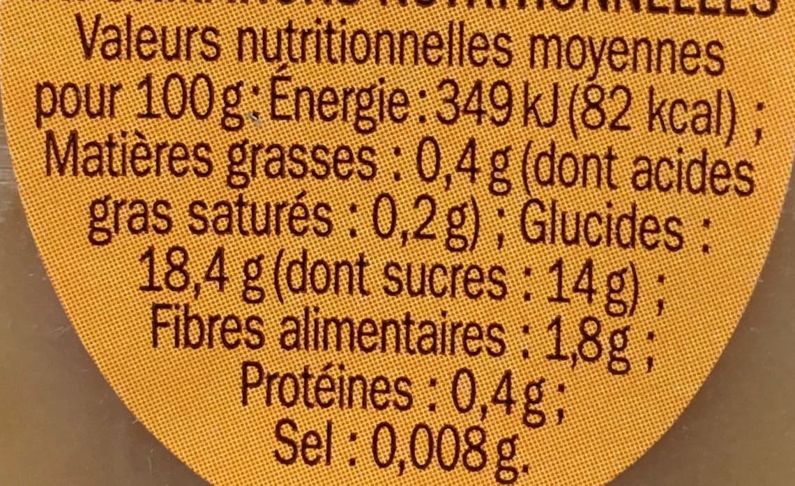 Marque Repère Spécialité de pomme saveur tatin packshot