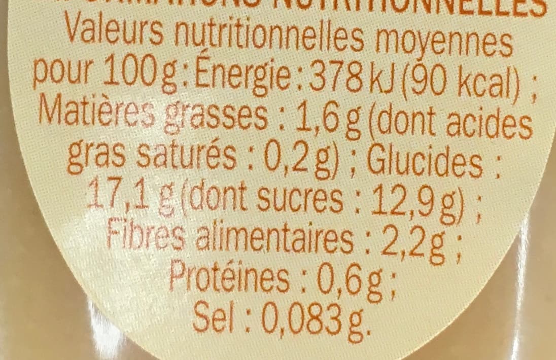 Marque Repère Spécialité de Pomme Madeleine packshot