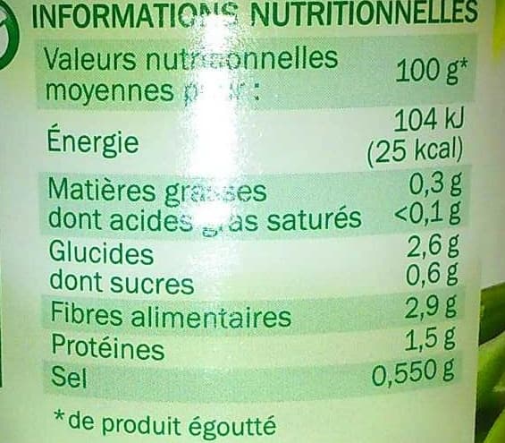 Marque Repère Haricots verts coupés extra-fins packshot
