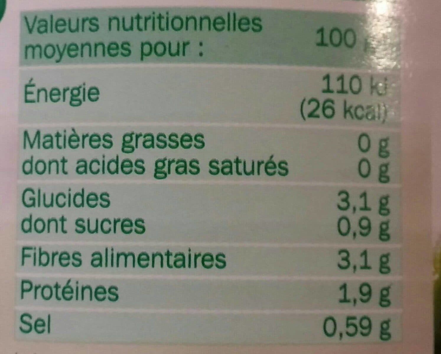 Marque Repère Haricots Verts Vapeur packshot