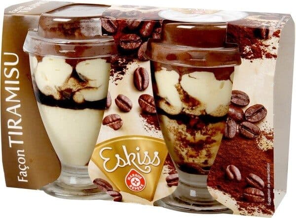 Marque Repère Coupes glacées tiramisu x 2 packshot