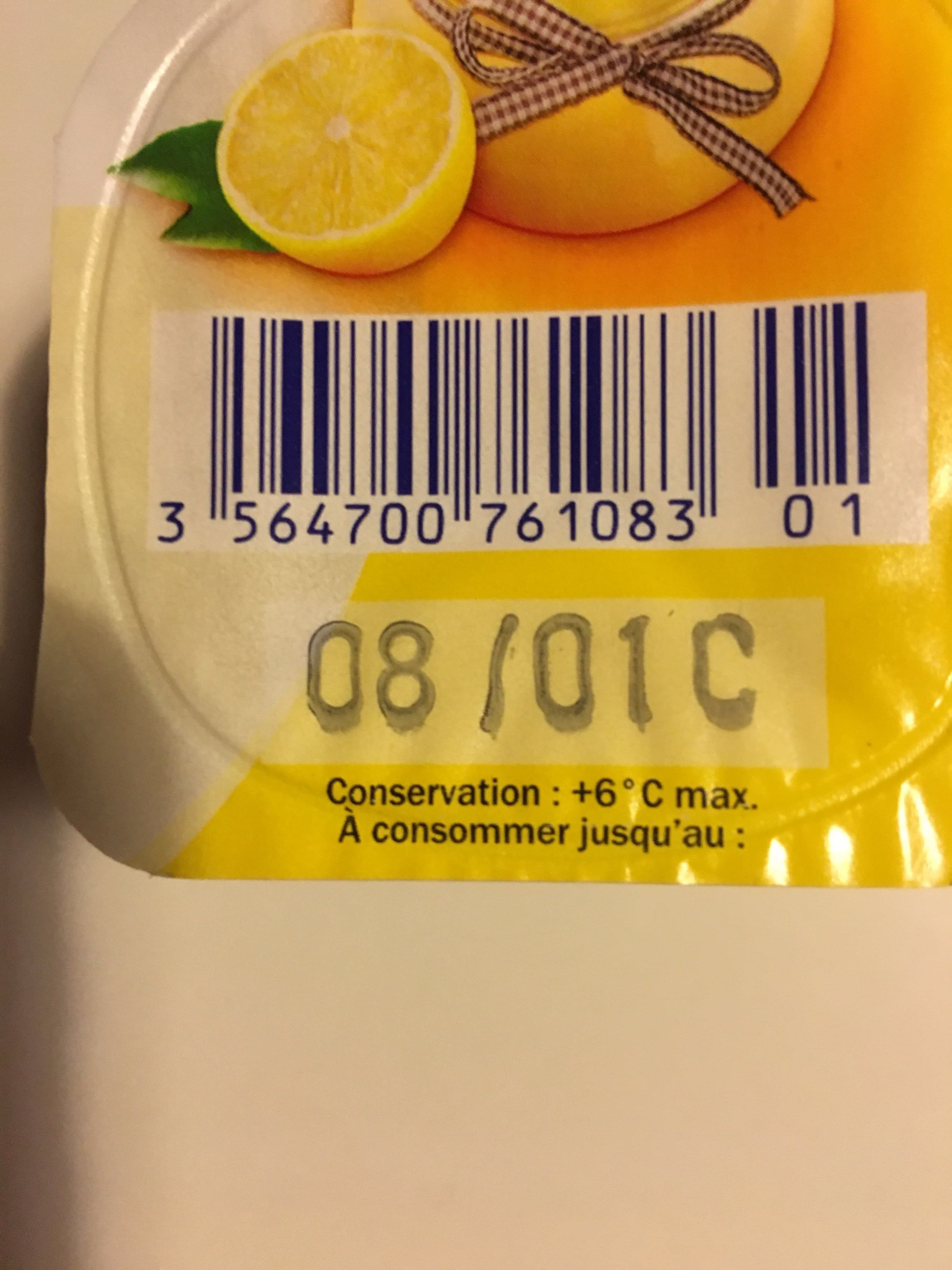 Délisse Yaourt crémeux lemon curd packshot