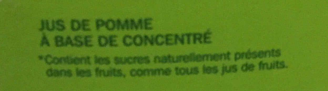 Marque Repère Jus de pomme à base de concentré packshot