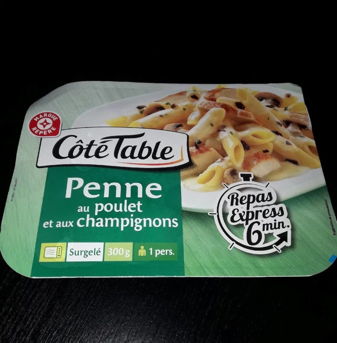 Marque Repère Penne au poulet et aux champignons surgelé packshot