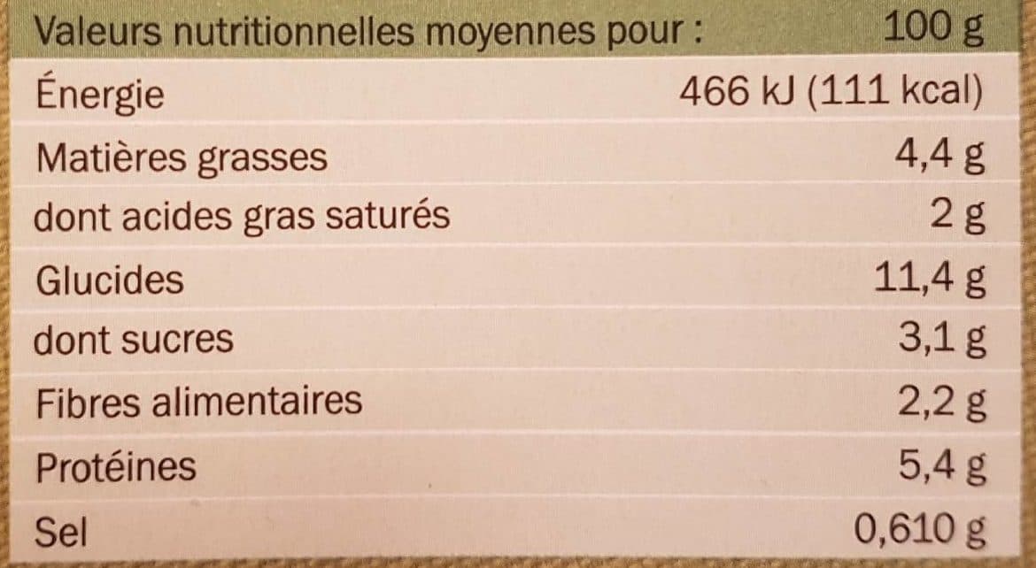 Marque Repère Lasagnes mozzarella et légumes grillés surgelées packshot