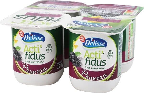Délisse Actifidus au pruneau packshot