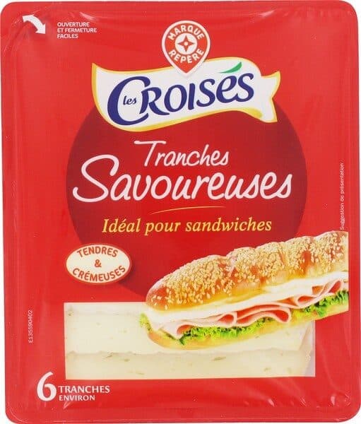 Marque Repère Tranches de fromage le savoureux x 6 packshot