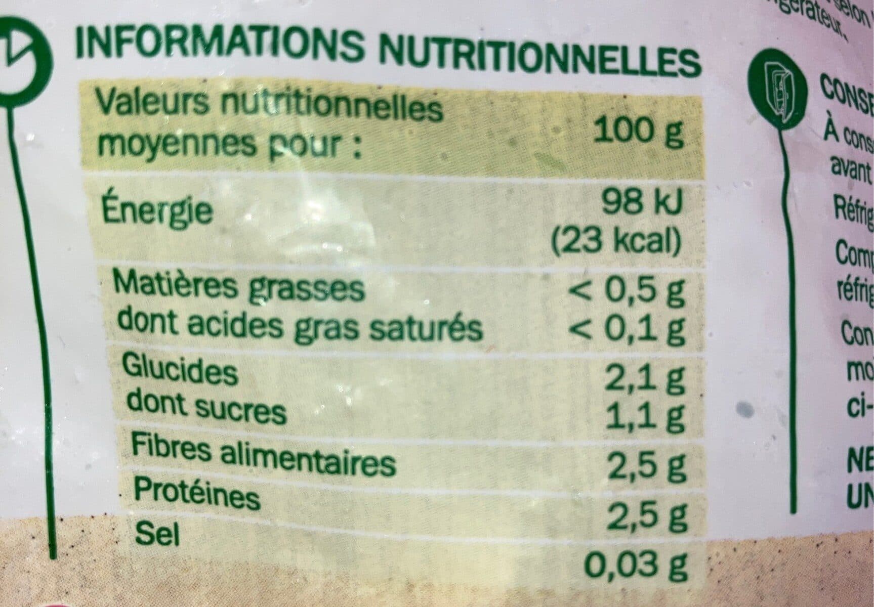 Marque Repère Brocolis cuits packshot