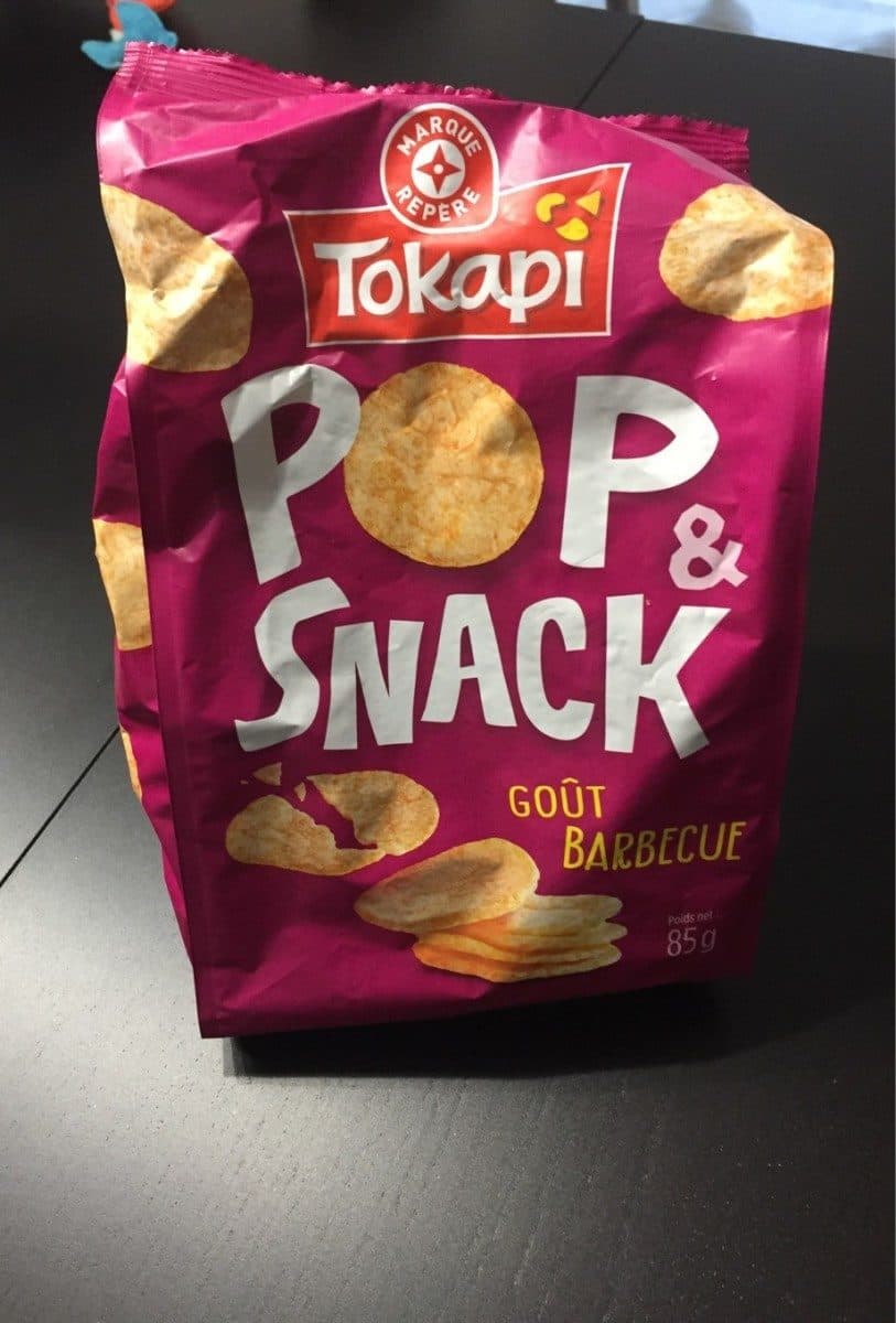 Marque Repère Snack pop goût barbecue packshot