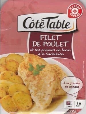 Marque Repère Filet de Poulet et ses pommes de terre à la Sarladaise packshot