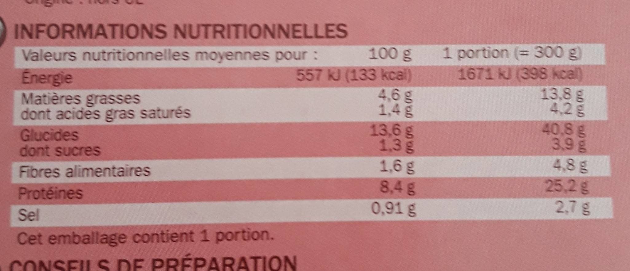 Marque Repère Filet de Poulet et ses pommes de terre à la Sarladaise packshot