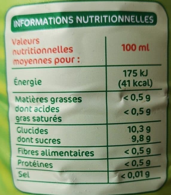 Marque Repère Jus de Pomme à base de concentré packshot