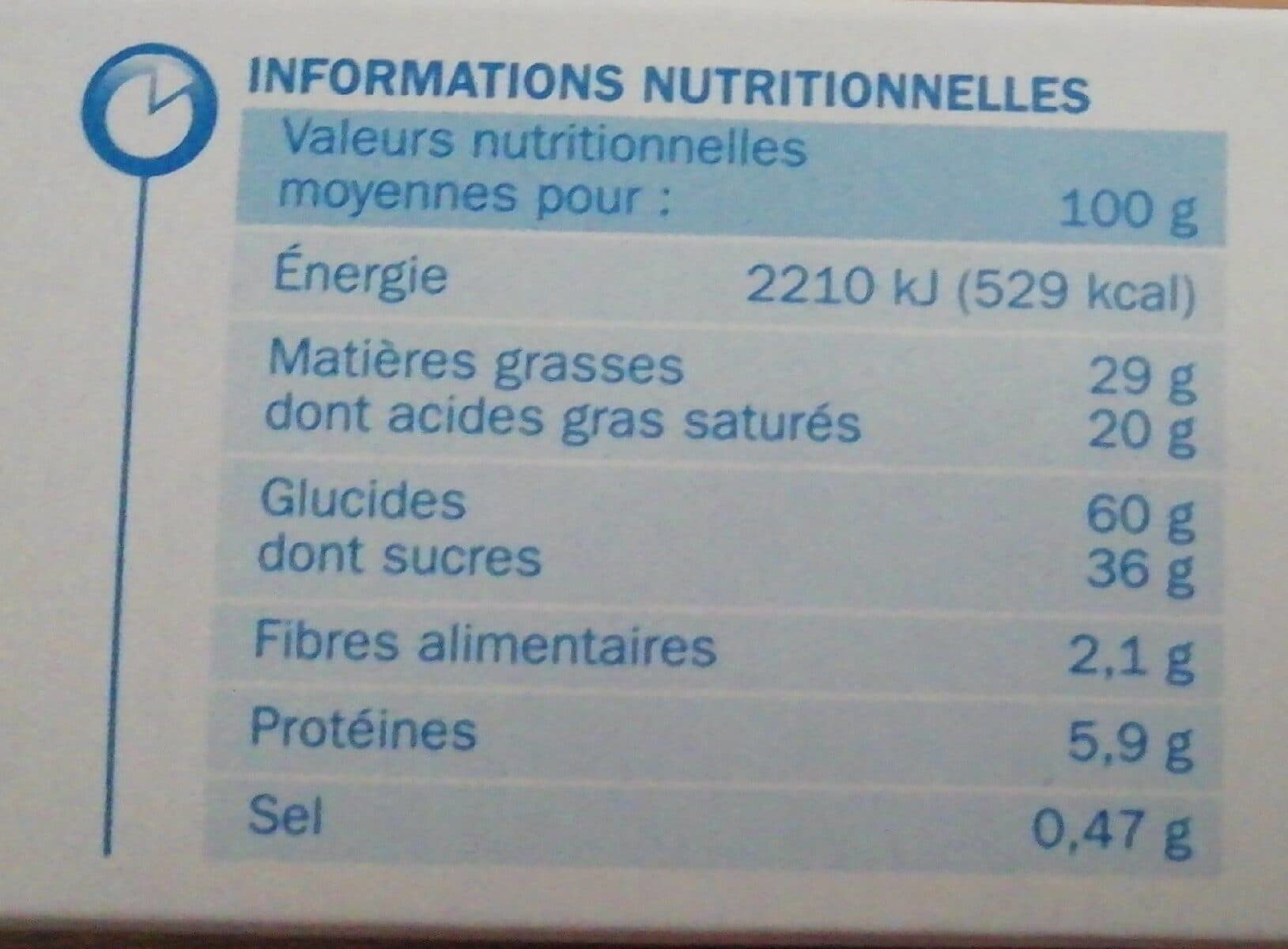 Marque Repère Gaufrette roulée nappée de chocolat au lait packshot
