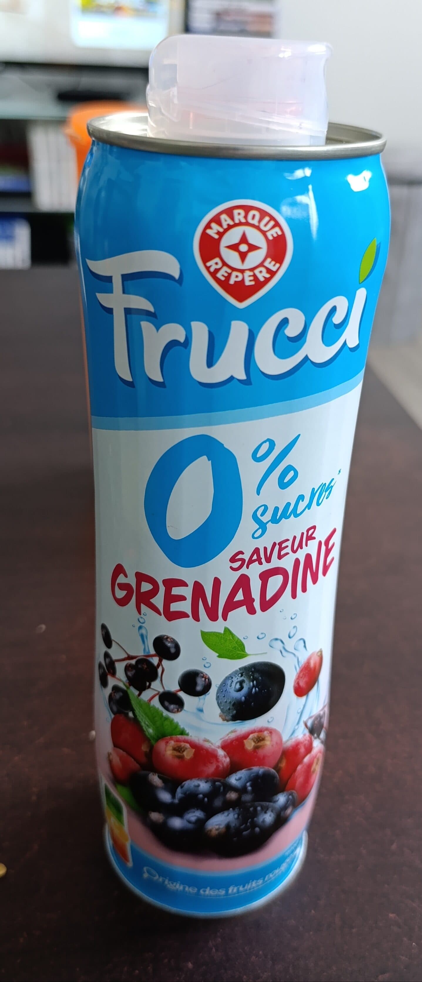 Marque Repère Sirop de grenadine zéro sucres packshot