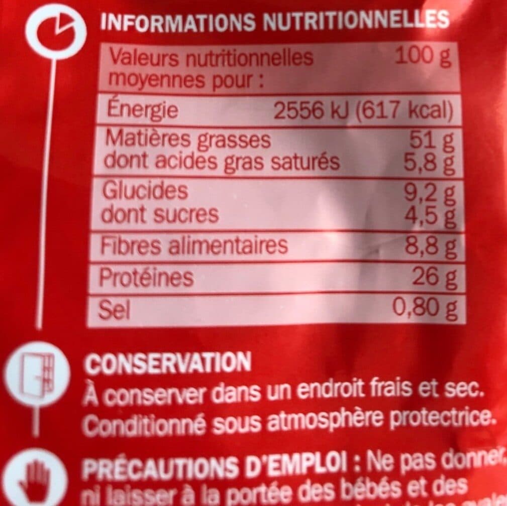 Marque Repère Cacahuètes grillées et salées packshot
