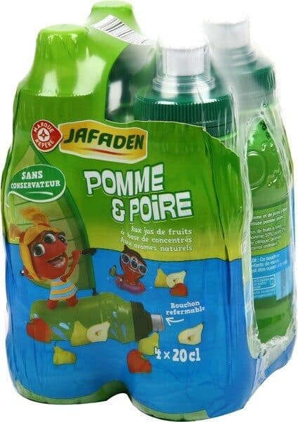 Marque Repère Boisson pomme & poire - 4 x 20 cl UNITÉ packshot