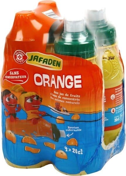Marque Repère Boisson orange - 4 x 20 cl UNITÉ packshot