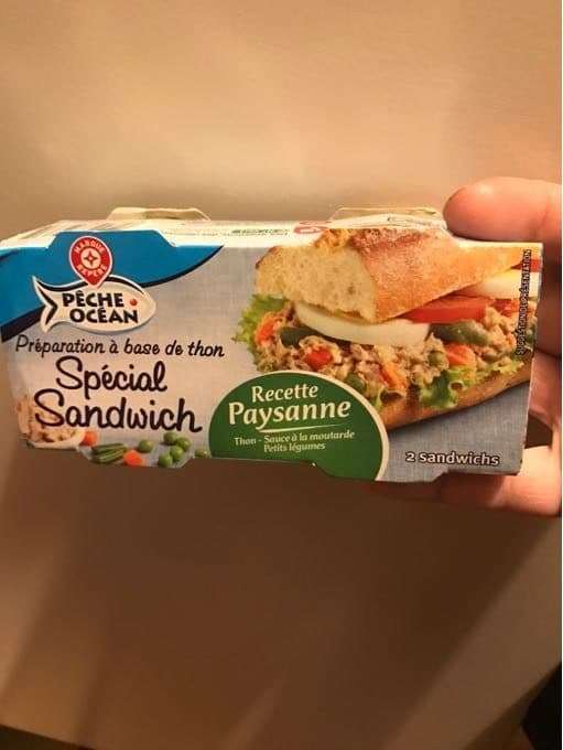 Marque Repère Préparation sandwich au thon recette paysanne packshot