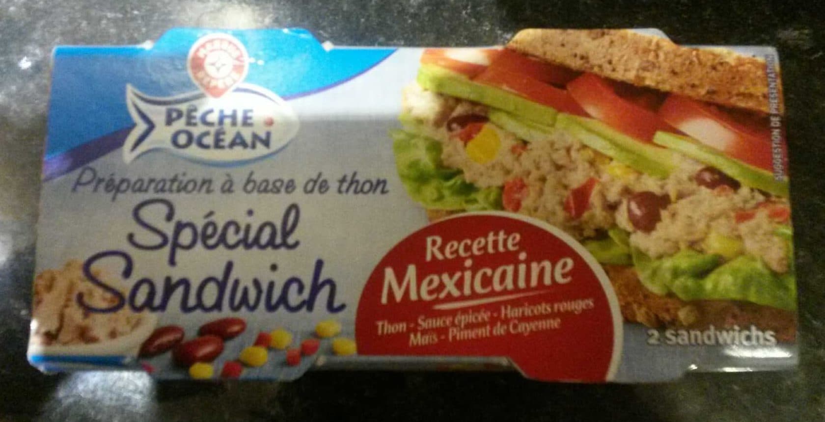 Marque Repère Préparation sandwich au thon recette mexicaine packshot