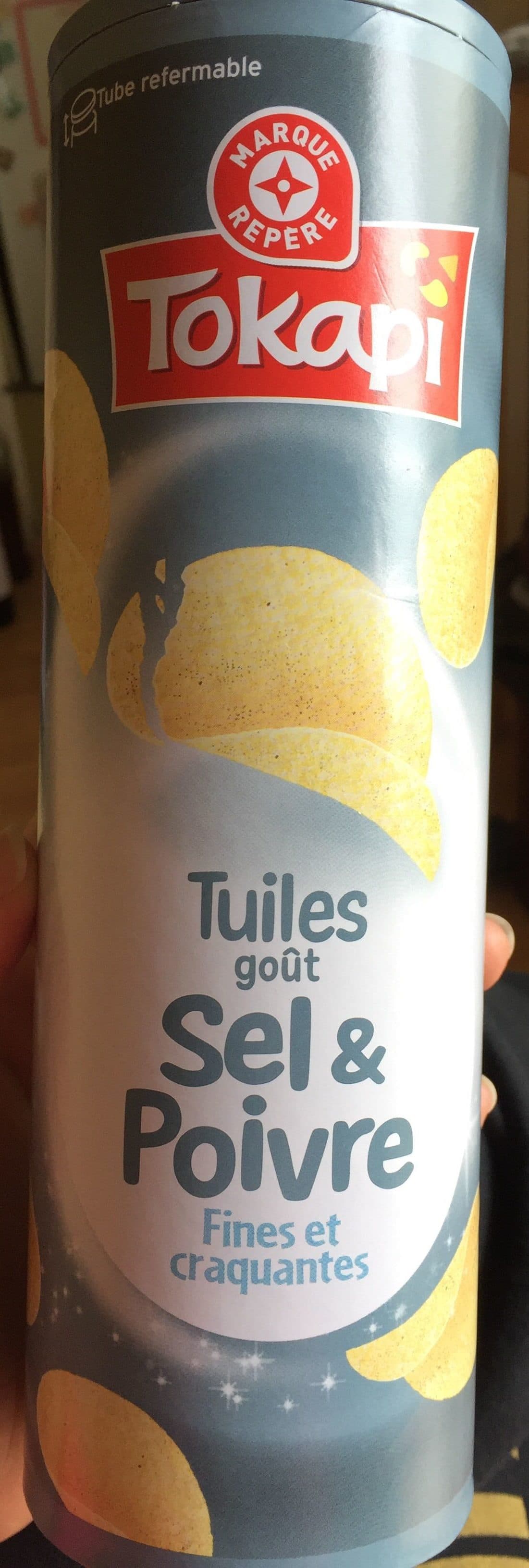 Marque Repère Tuiles goût sel poivre tube packshot