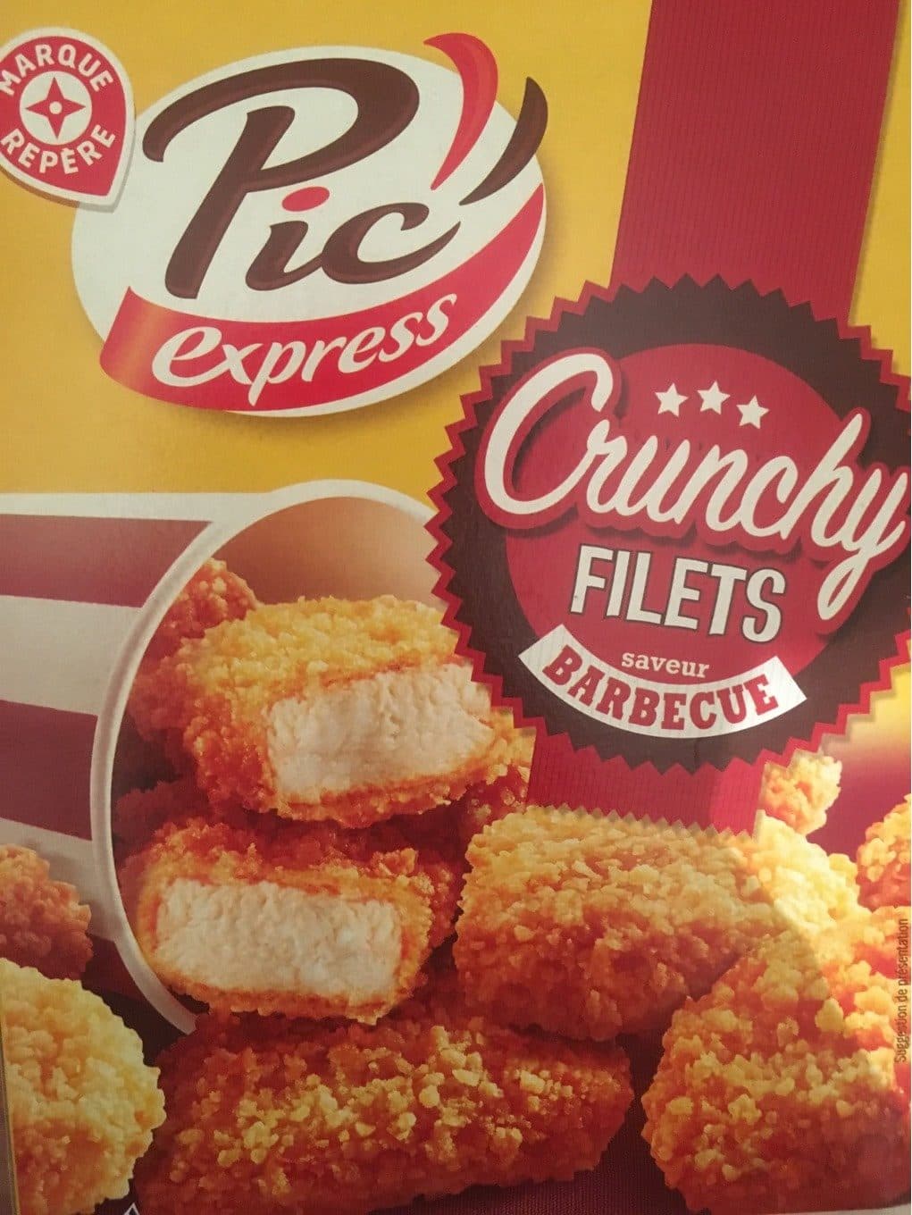 Marque Repère Crunchy filets de poulet saveur barbecue packshot