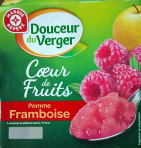 Marque Repère Coeur de fruits pomme framboise packshot