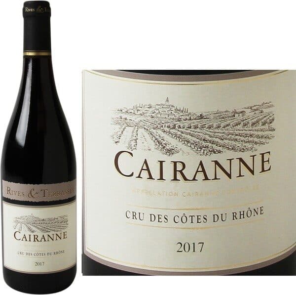 Marque Repère Côtes du Rhône villages Cairanne A.O.C. 2016 packshot