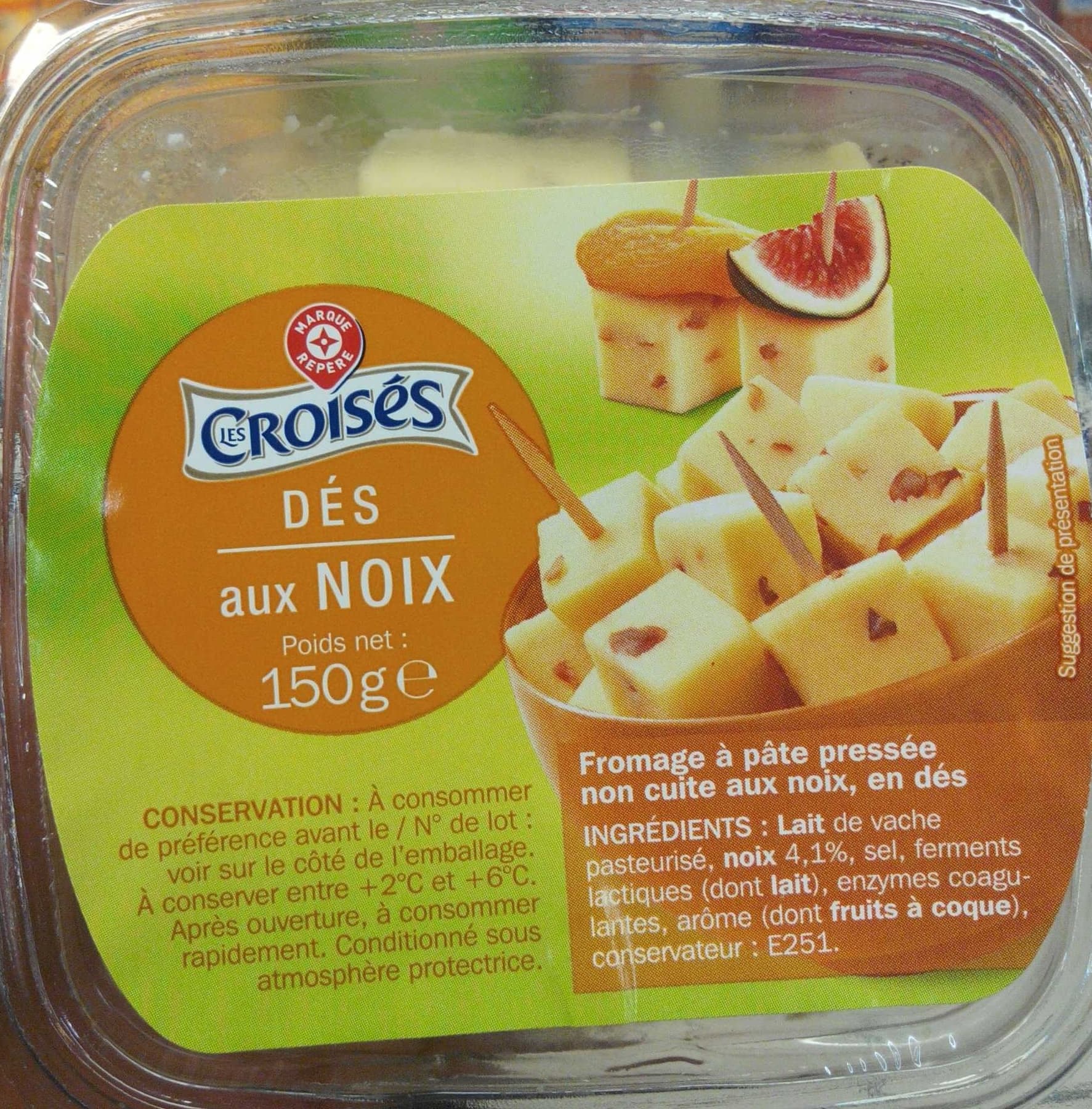 Marque Repère Dés aux noix 32% Mat. Gr. packshot